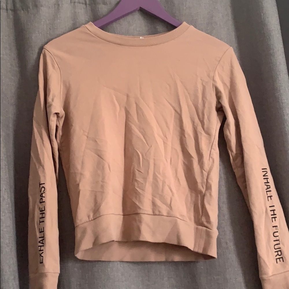 “Exhale the past, Inhale the future” long sleeve